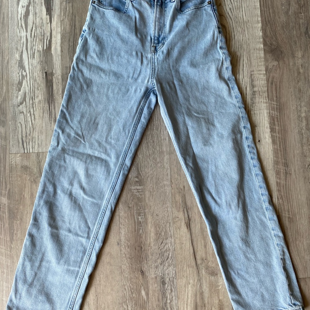 Everlane Straight Jeans in Light Blue